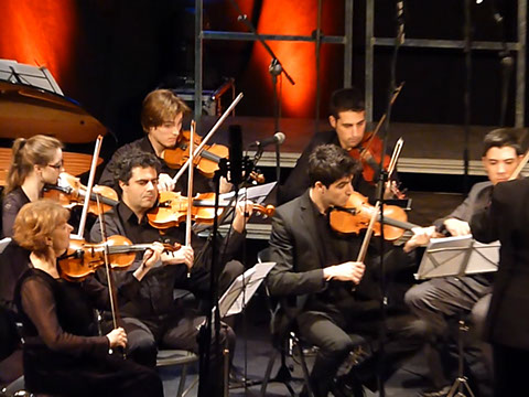 Orquesta Cantantibus Organis en Auditorio de Alagon Musicos de Zaragoza para conciertos, bodas y todo tipo de eventos. www.elegia.es Tel. 679 590 436